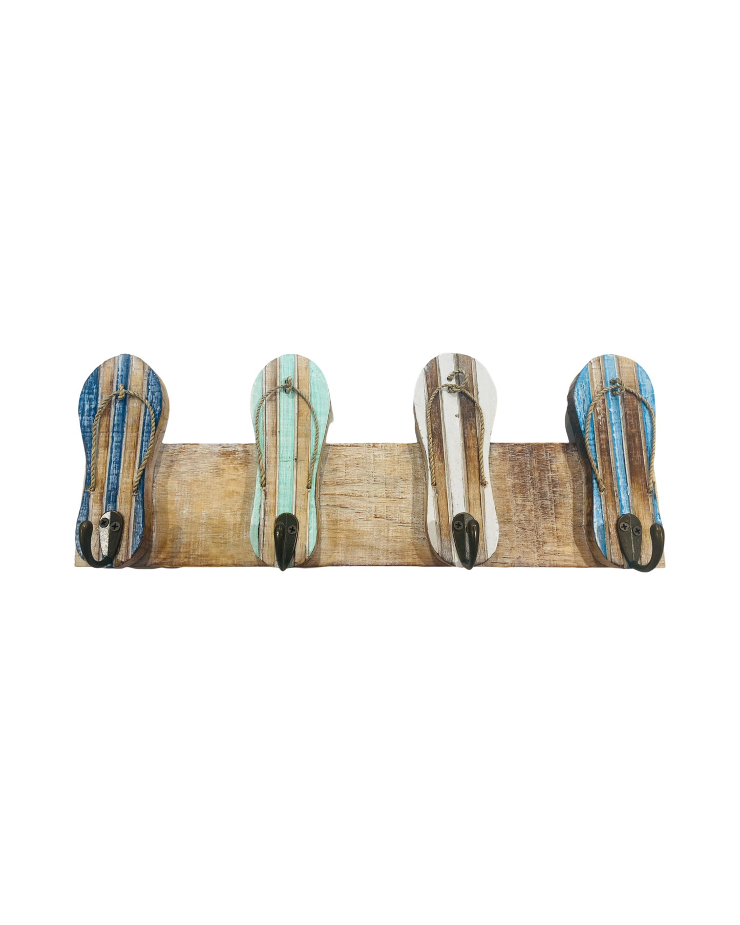 Flip Flop Beach Style Wooden Hanger