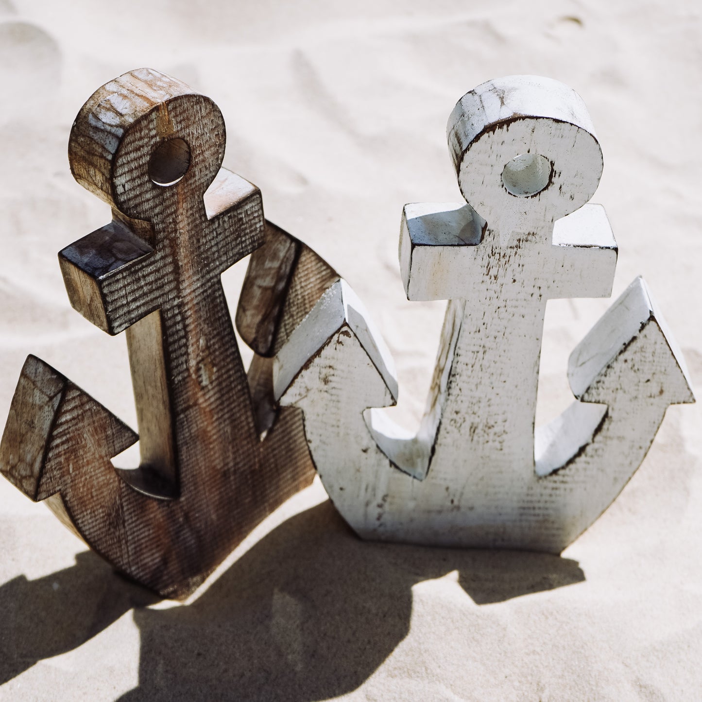 Wooden Standing Anchors - 2 Colour Choices