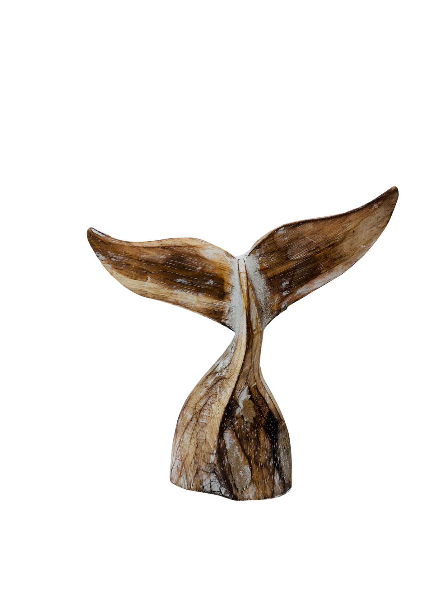 Hand carved Wooden Whale Tails