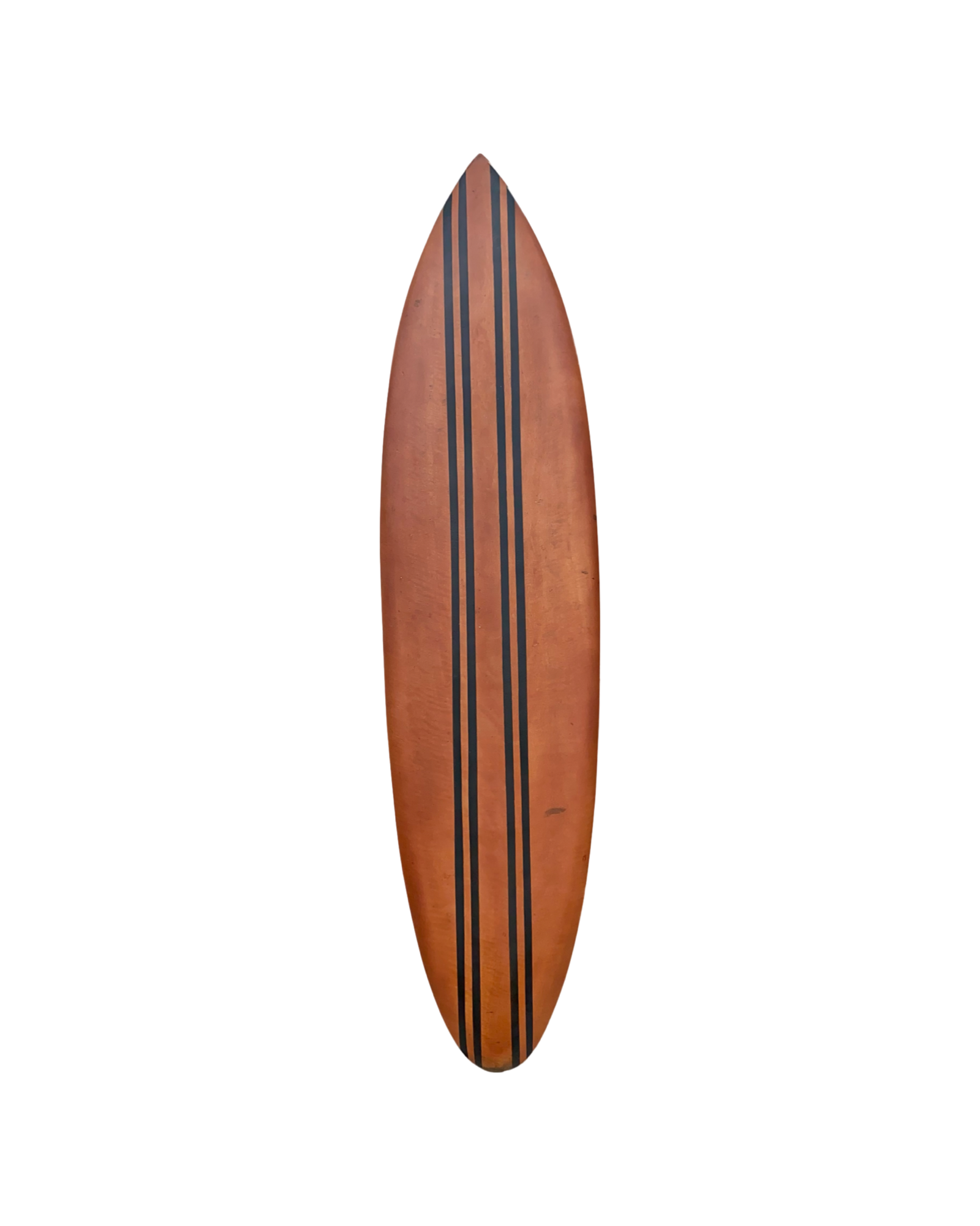Wooden top surfboard art