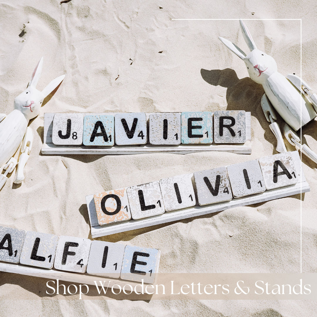 Wooden Letters & Stands