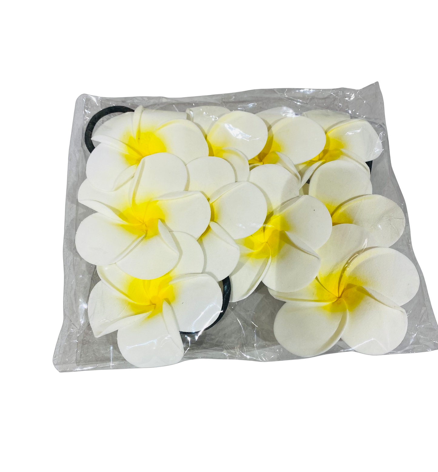Frangipani Hair Bands - Pack 10