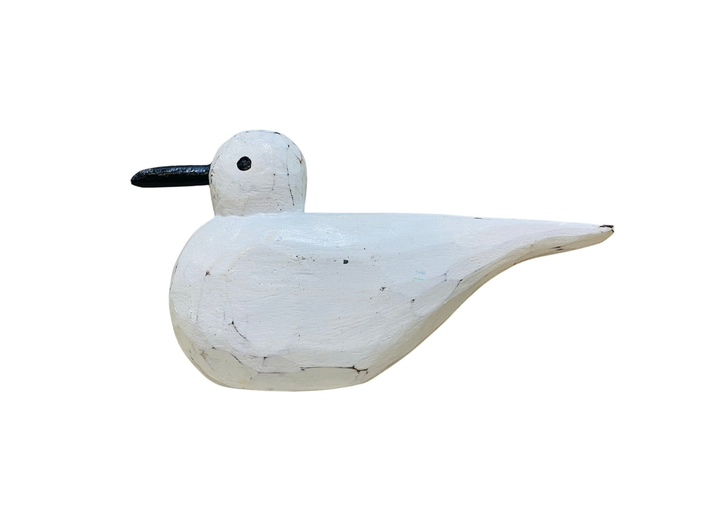 Sitting Wooden Seagull