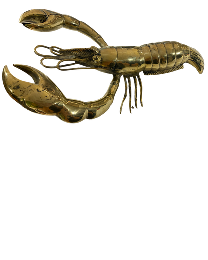 Large Brass Sea Lobster