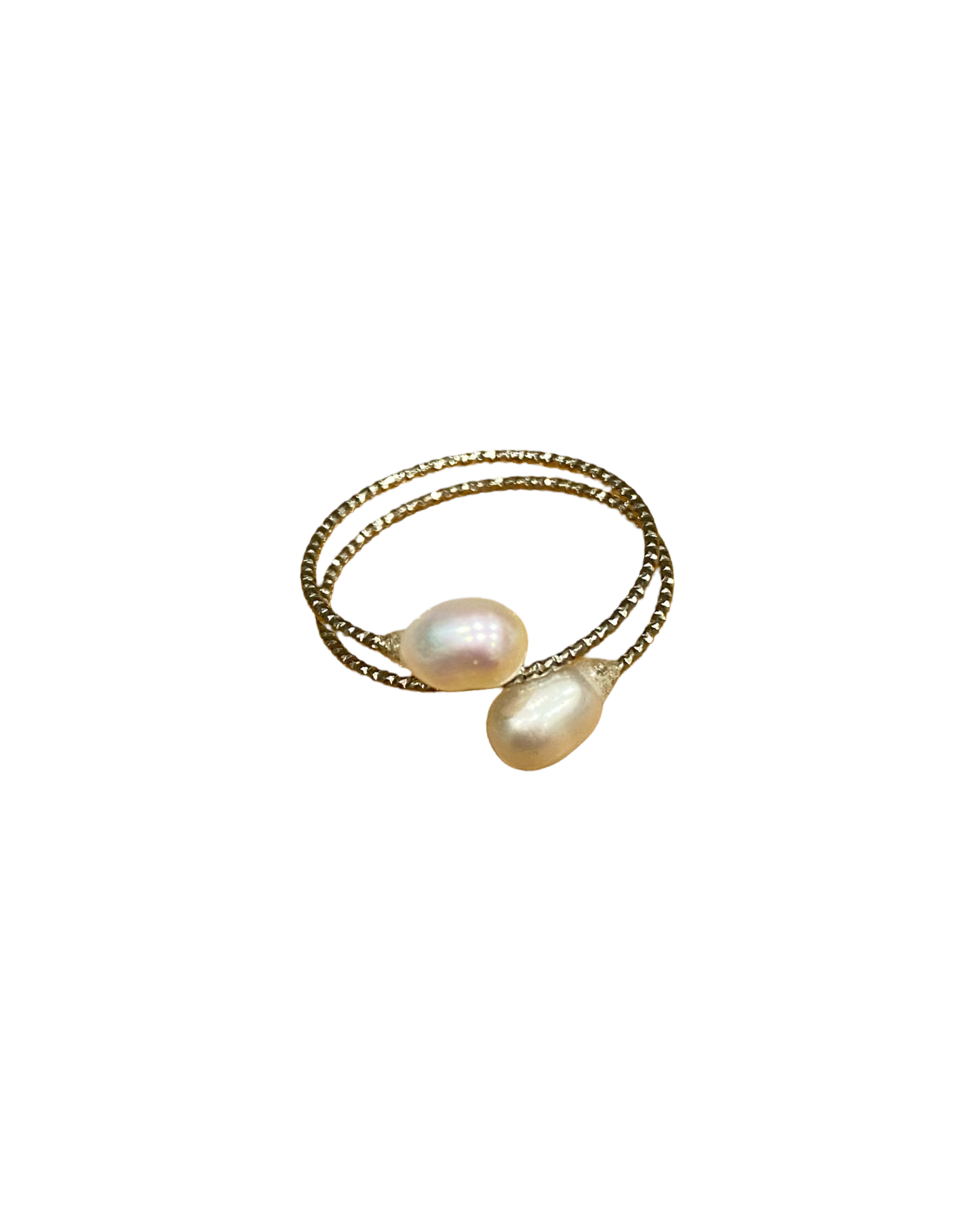 Real Lombok Adjustable Pearl Rings