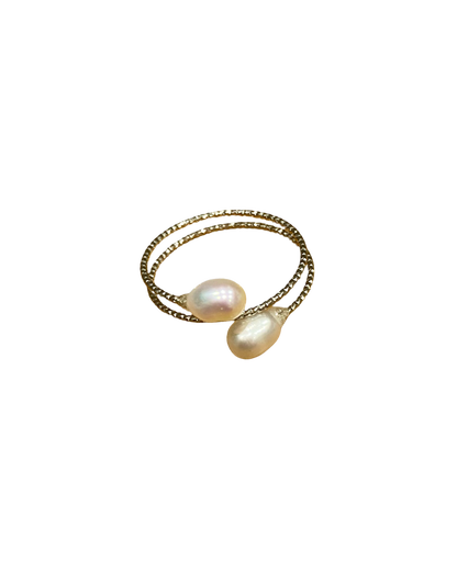 Real Lombok Adjustable Pearl Rings