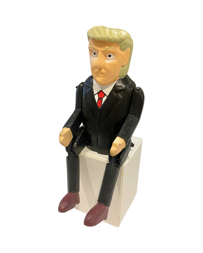 Wooden Donald Trump