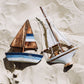 Wooden Sailing Boat Beach Styling