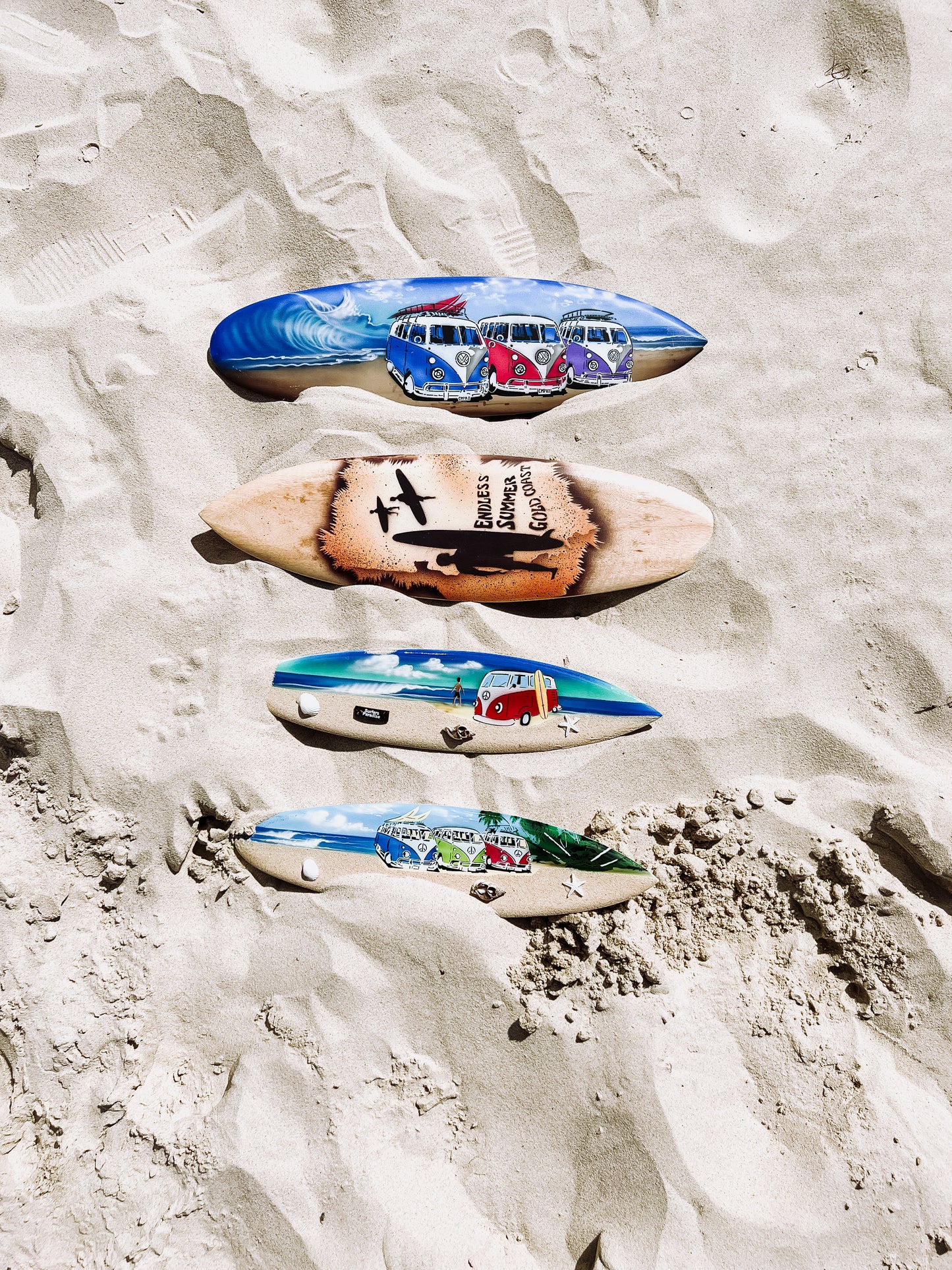 Sand Surfboards Wall Art - 3 Styles