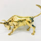 Solid Brass Wall Street Bull Afterpay Available