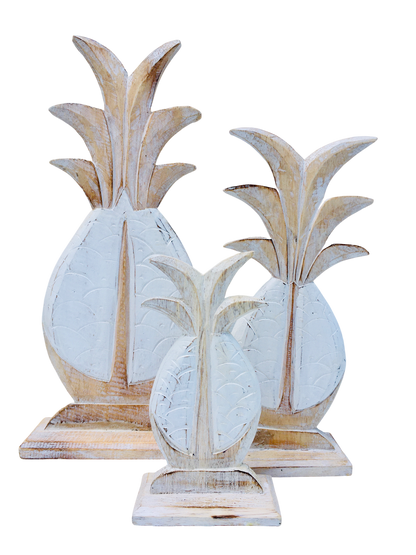 Wooden Pineapple Stands- 3 Colour Choices