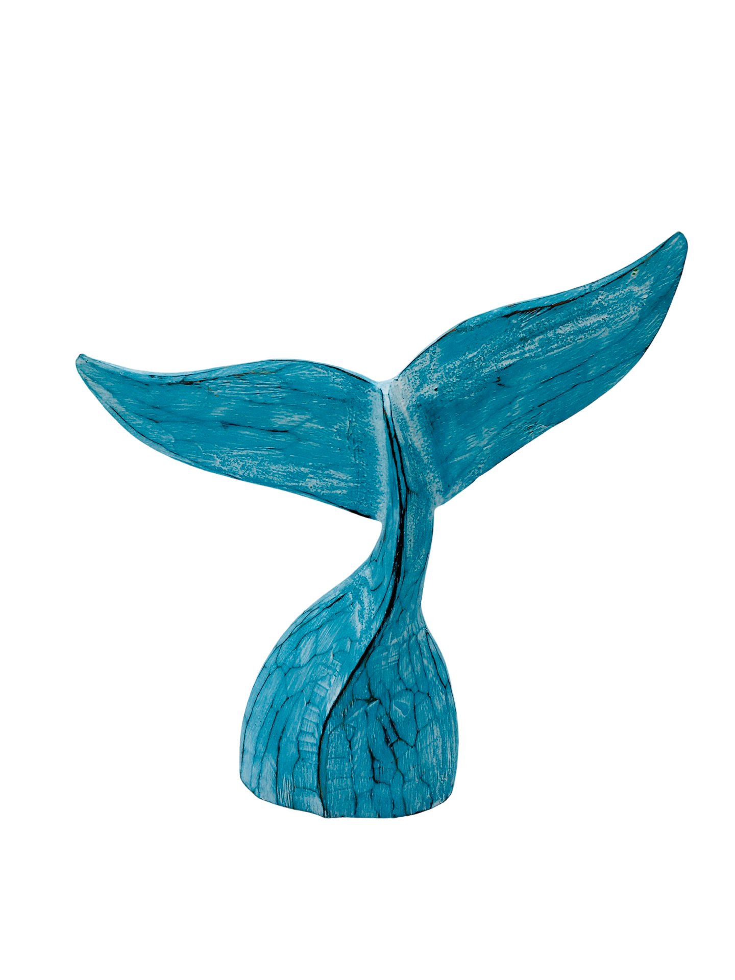 Hand carved Wooden Whale Tails