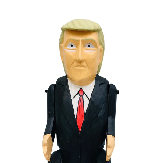 Wooden Donald Trump