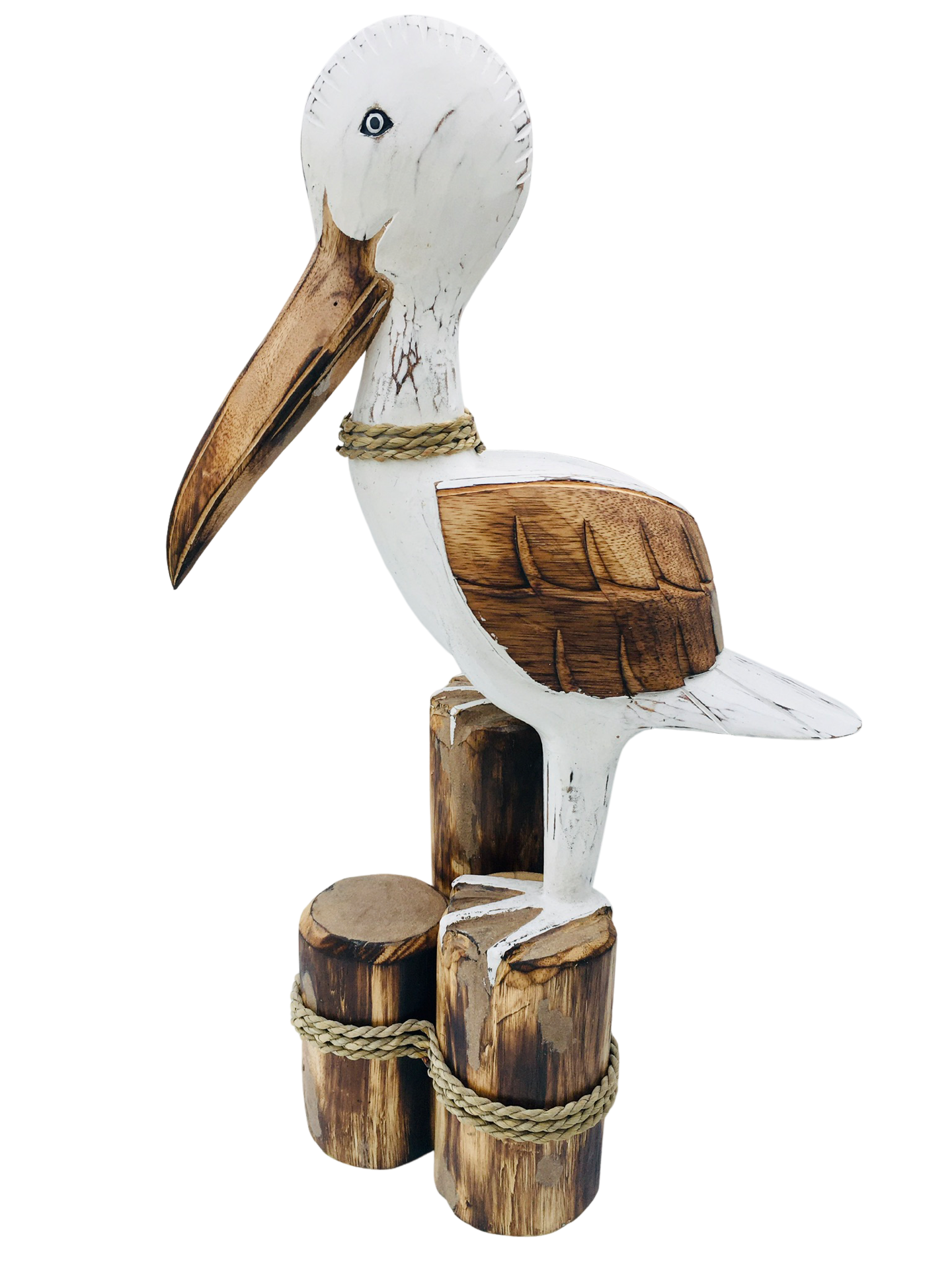 Large Wooden Pelicans