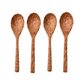 Brown coconut spoons, comes in a set of 4. 