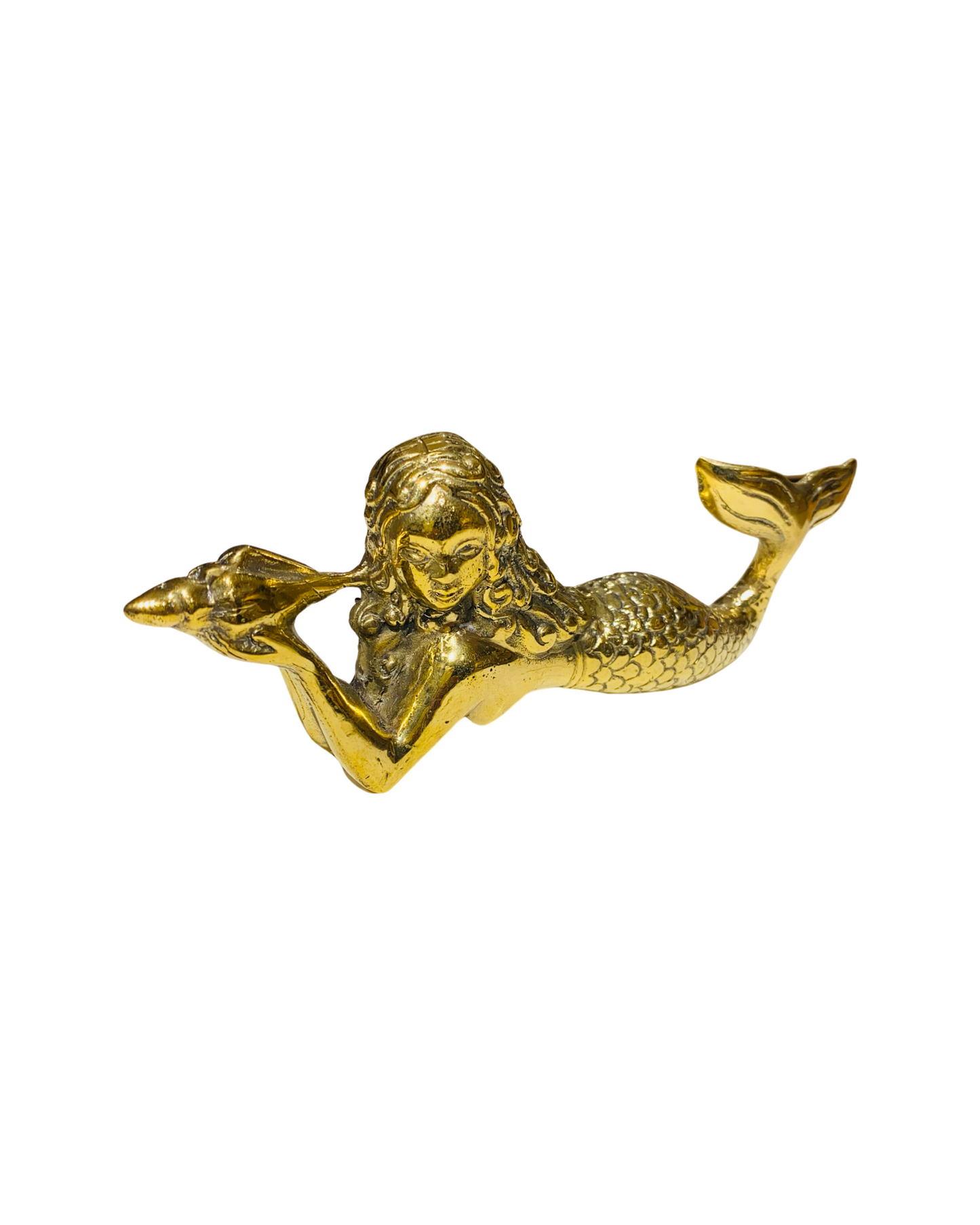 Solid Brass Mermaid