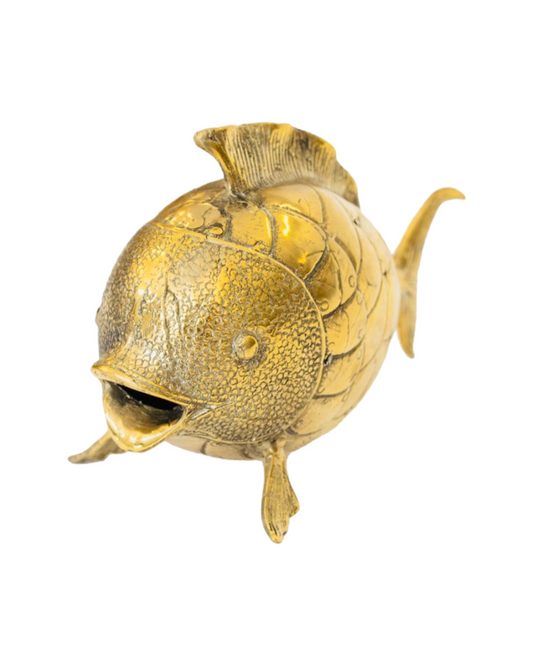 Large Brass Gold Fish