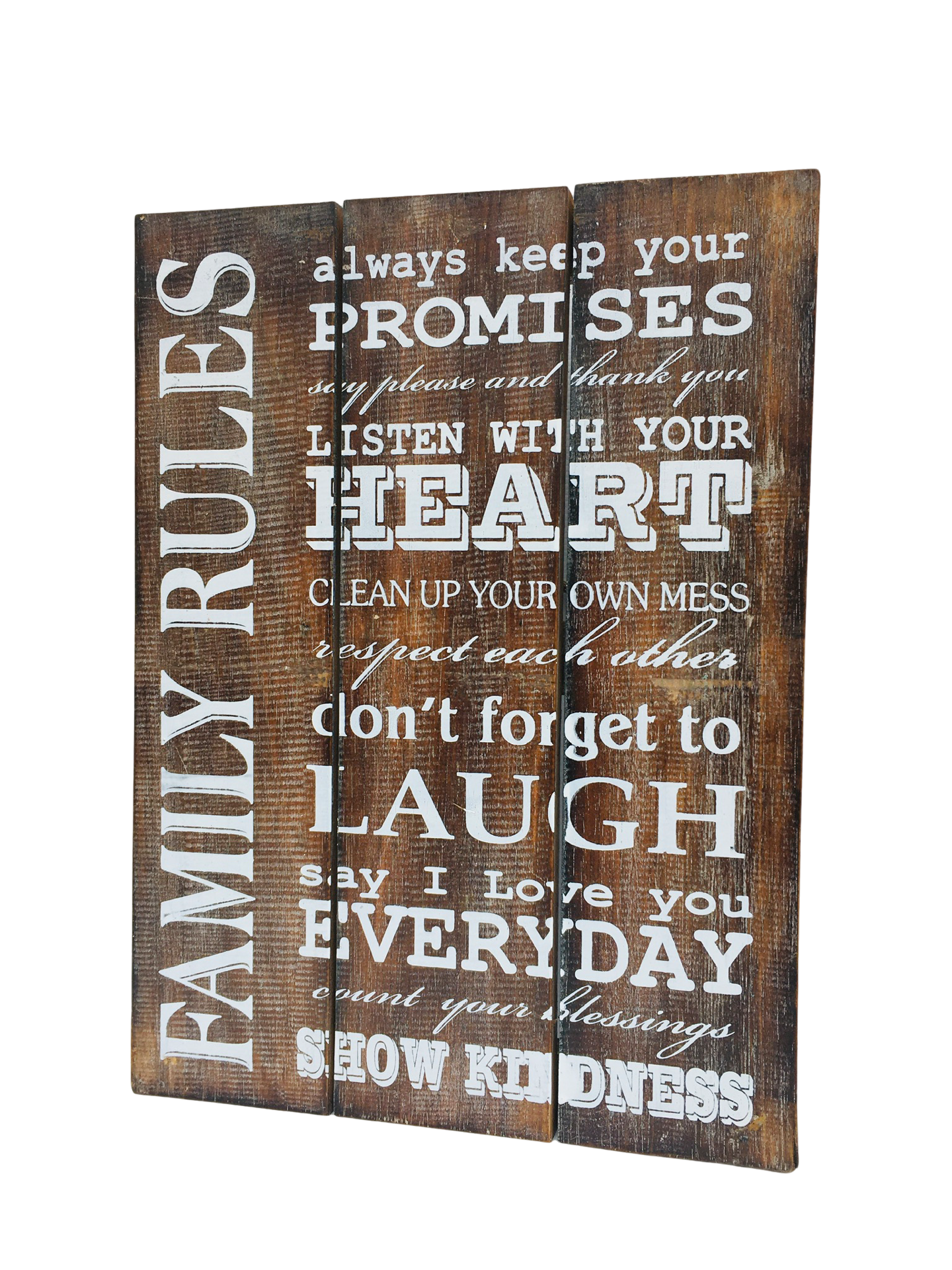 Family Rules Sign - 2 Colour Choices