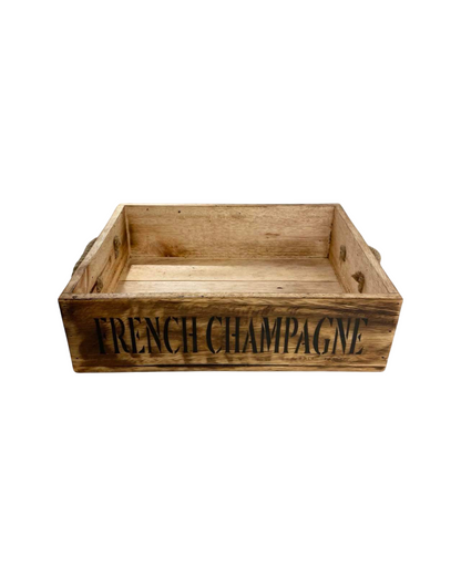 French Champagne Crates - 2 colour choices